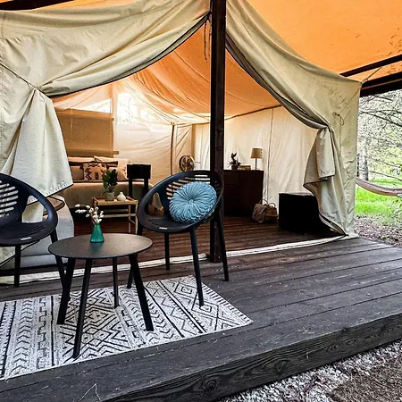 Boho Park Glamping Luxe tent
